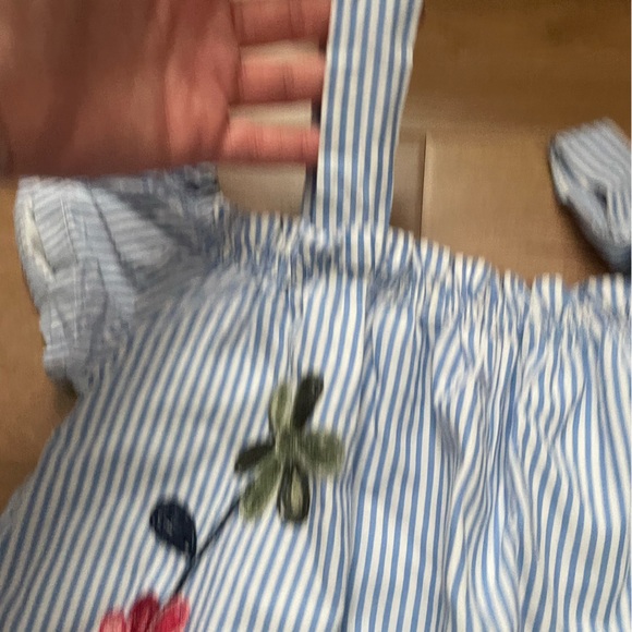 Embroidered floral summer dress for girls - Picture 4 of 5